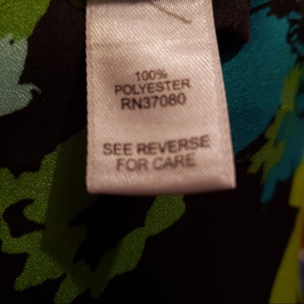 Cato Tie-Front Multicolored Floral Blouse - Picture 8 of 8